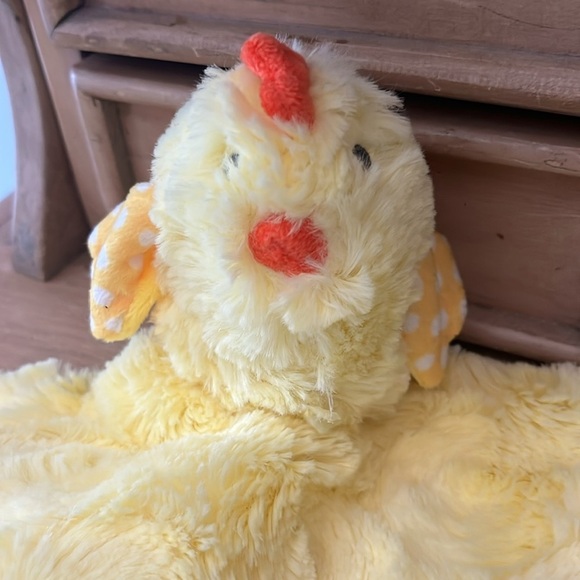 Cloud Island Yellow Plush Chicken Lovey Security Blanket Baby Toy - Picture 2 of 8